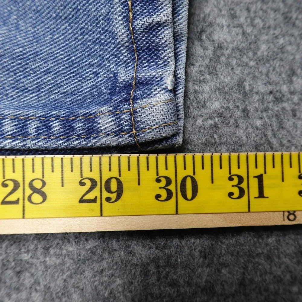 Wrangler Jeans Mens 40x30 Blue Authentics Straight Leg 100% Cotton Denim